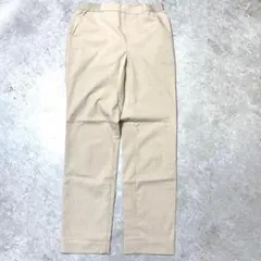 美品✨ユニクロ リネン混 イージーパンツ ベージュ Sサイズ ウエストゴム 夏秋
