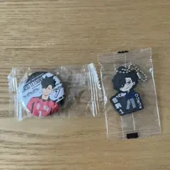 ハイキュー 黒尾鉄朗 くら寿司 ラバーマスコット 缶バッジ