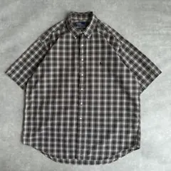 90s ポロバイラルフローレン BDシャツ 薄手オックスフォード ポニー刺繍