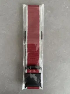 スーツケースベルト レッド×グレー 旅行用品