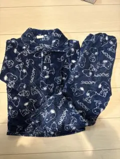 スヌーピー フリースパジャマ ネイビー