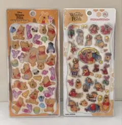 【正規品】カミオジャパン くまのプーさん プチドロップステッカー 2種