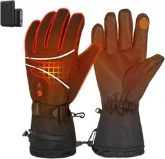 電熱グローブ バイク用 ヒーター手袋 電熱手袋  5000mAhバッテリー付き