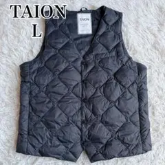TAION タイオン シティライン Vネック インナーダウン ベスト Lサイズ