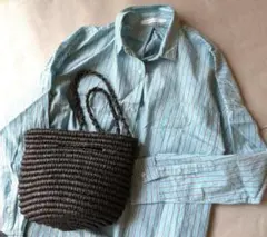 【新品】AMERICANHORIC　ラメシャツ　ワンピース　Мサイズ