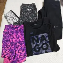 New Balance Tシャツとレギンスセット