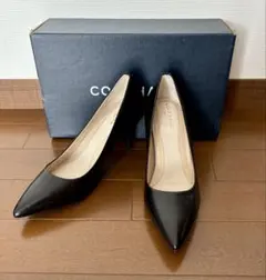 【新品】Cole Haan 本革 パンプス ヒール7cm コールハーン ブラック