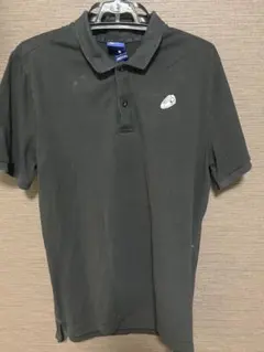 NIKE 黒 ポロシャツ スウッシュロゴ