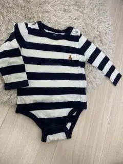 baby GAP ボーダー　ロンパース 12-18ヶ月