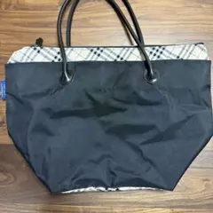 BURBERRY BLUE LABEL ノバチェック トートバッグ ブラックのサムネイル