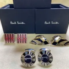 ポール・スミス　カフス　３点セット カフリンクス　Paul Smith 箱付きのサムネイル