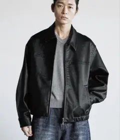 あ*お様 ARTIFICIAL GRAIN ZIP BLOUSONのサムネイル