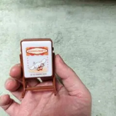 サンリオ　ガチャガチャ　ライト付ミニチュア看板　シナモロール　シナモン