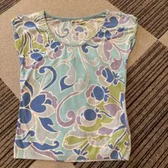Blumarine カットソー ビジュー イタリア製 半袖 ブルマリン 美品