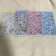 正規品！しずくちゃん　大 4種　ボンボンドロップシール　コンプリート