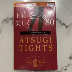 ATSUGI TIGHTS 80デニール2足組タイツ