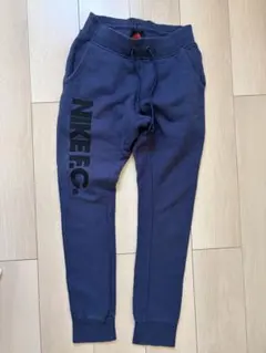 NIKEF.C.ロゴ　スウェットパンツ　ネイビー　S