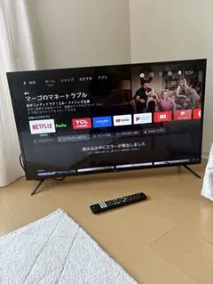 Android スマートテレビ 液晶テレビ 4K 43インチ TCL 43インチ液晶テレビ　2020年製 43PB8 TCL TV ネット 43P8B テレビ