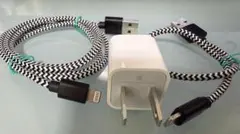 [純正]Apple USB充電器　& Lightning 充電ケーブル2本セット