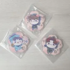 忍たまフリューくじ 桜もちぴこ アクスタ 土井半助 山田利吉 きり丸 3点セット