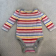 baby GAP ストライプロンパース 6-12ヶ月