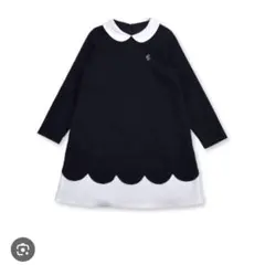 TartineetChocolat スカラップ切り替えポンチワンピース