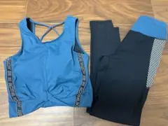 ROXY カップ付きタンクトップ レギンス ヨガウェアセット S