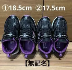 【無記名】ムーンスタースニーカーZONE BLAZER（瞬足）2足セット