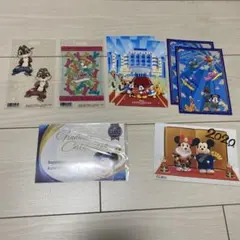 ディズニー　ポストカード×6 シール×2 セット