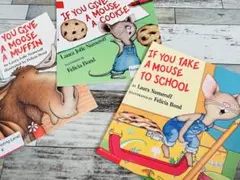 If You Give a Mouse a Cookie 洋書 英語 絵本 3冊