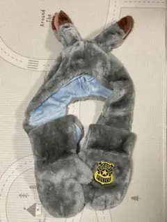 ディズニー ズートピア ジュディ フード付きマフラー