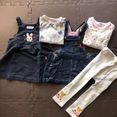 ミキハウス ワンピース ジャンパースカート