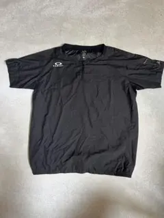 OAKLEY ハーフジップ プルオーバー 半袖 ブラックのサムネイル