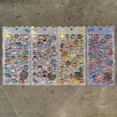 水族館ボンボンドロップシール 海獣 海水魚 2種類4点セット なみなみ