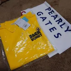 パーリーゲイツ ジャックバニー レディース ポロシャツ М イエロー ④