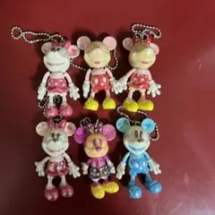 ディズニー ミッキー ミニー ボールチェーン オーロラ ぷらぷらキーホルダー