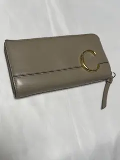 Chloe クロエ 長財布 ラウンドファスナー ベージュのサムネイル