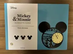 ミッキー＆ミニー シルエット時計