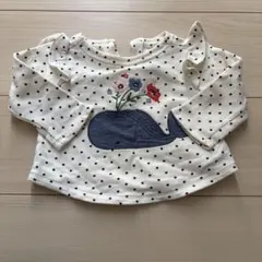 BabyGAP ベビー クジラ 刺繍 トップス 60cm