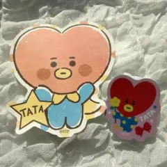 BT21 TATA ステッカー 2枚セットのサムネイル