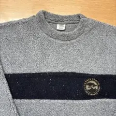 希少！Crazy shirts ボアスウェット M グレー/ネイビー