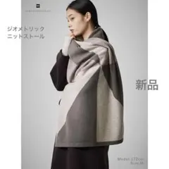 HARUNOBUMURATA PLST ジオメトリックニットストールのサムネイル