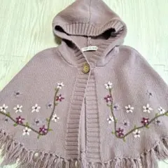 ベビー　ポンチョ　70～90