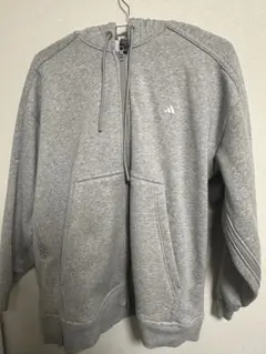 adidas グレー フルジップパーカー 2XLのサムネイル