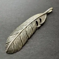 【58㎜ silver925】プレーンフェザー ペンダントトップ