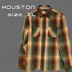 Y*7様 HOUSTON ヒューストン ヘビーネルシャツ XL アースカラー ワ