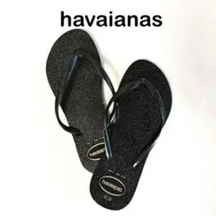 【新品】Havaianas BKラメ ビーチサンダル 23-24cmのサムネイル