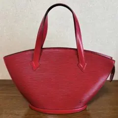 美品 LOUIS VUITTON エピ サンジャックトートバッグ 赤のサムネイル