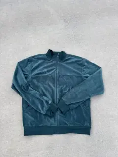 adidas アディダス ベロア トラックジャケット グリーンのサムネイル
