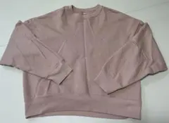 UNIQLO スウェットシャツ　ピンク　Lサイズ